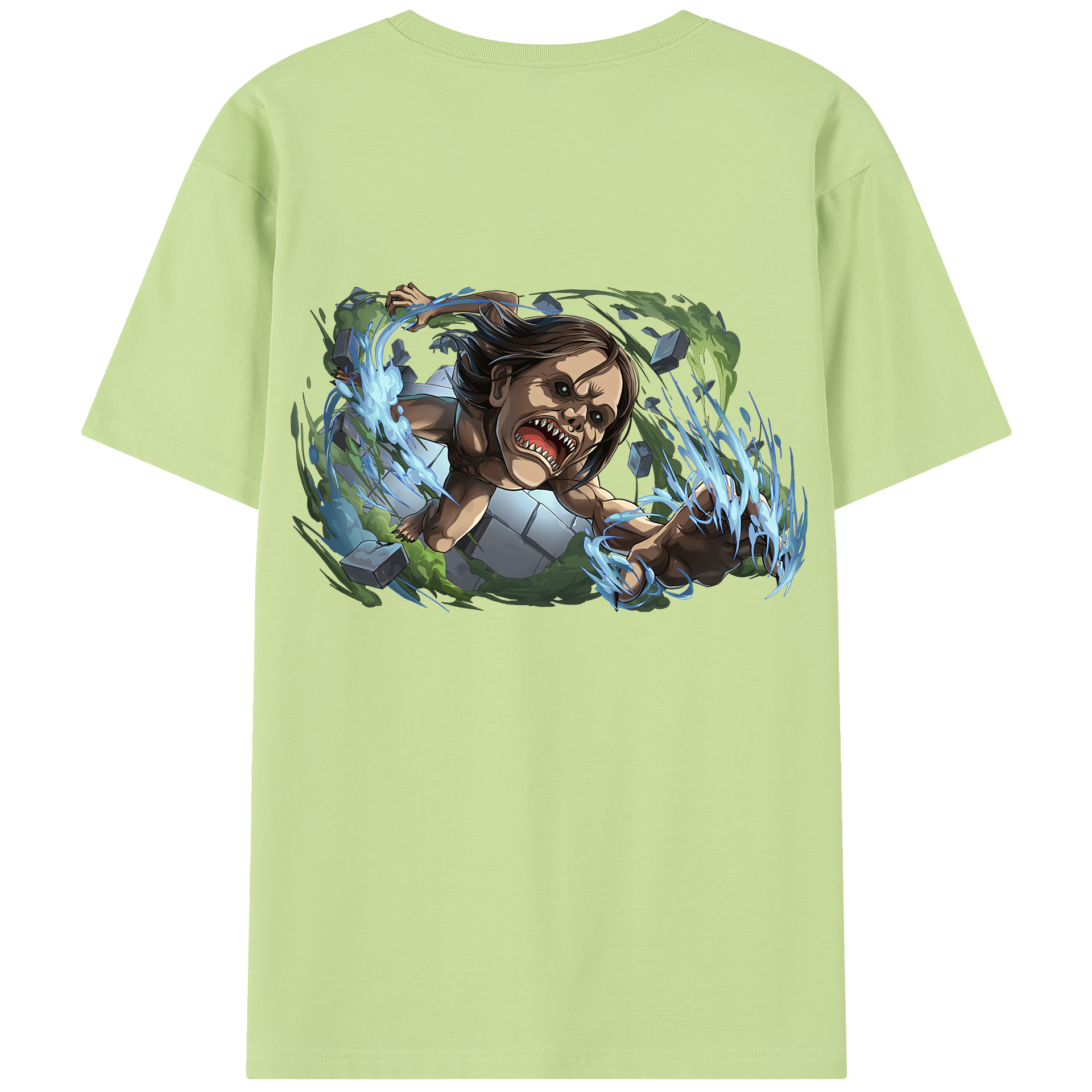 （画像用） 進撃の巨人 Attack on Titan 綿100％半袖Tシャツ（背面プリント）